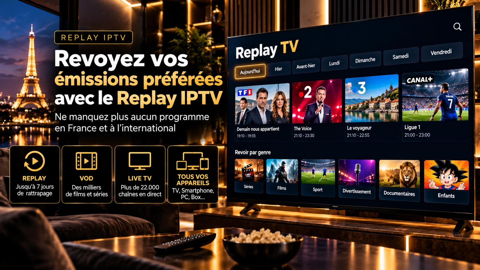 Replay IPTV en France